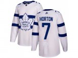 Toronto Maple Leafs #7 Tim Horton White Authentic 2018 Stadium Series Stitched NHL Jersey
