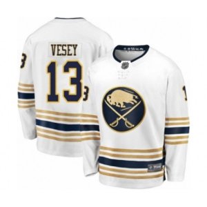 Buffalo Sabres #13 Jimmy Vesey Fanatics Branded White 50th Season Breakaway Hockey Jersey