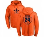 Houston Astros #24 Jimmy Wynn Orange RBI Pullover Hoodie