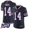 Buffalo Bills #14 Stefon Diggs Navy Stitched NFL Limited Inverted Legend 100th Season Jersey