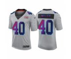 Los Angeles Rams #40 Von Miller Gray 2022 Super Bowl LVI Limited Stitched Jersey