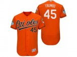Baltimore Orioles #45 Mark Trumbo 2017 Spring Training Flex Base Authentic Collection Stitched Baseball Jersey