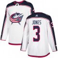 Columbus Blue Jackets #3 Seth Jones White Road Authentic Stitched NHL Jersey