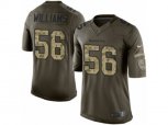 Baltimore Ravens #56 Tim Williams Limited Green Salute to Service NFL Jersey