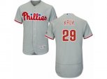 Philadelphia Phillies #29 John Kruk Grey Flexbase Authentic Collection MLB Jersey