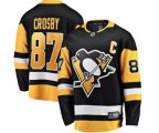 Pittsburgh Penguins #87 Sidney Crosby Fanatics Branded Black Home Breakaway NHL Jersey