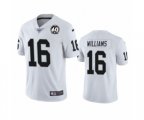 Oakland Raiders #16 Tyrell Williams White 60th Anniversary Vapor Untouchable Limited Player 100th Season Football Jersey