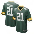 Green Bay Packers #21 Eric Stokes Nike Green 2021 NFL Draft First Round Pick Game Jersey