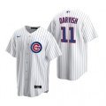 Chicago Cubs #11 Yu Darvish White Home Stitched Baseball Jersey