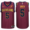 Cleveland Cavaliers #5 J.R. Smith Jersey 2017-18 New Season Wine Red Jersey