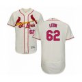 St. Louis Cardinals #62 Daniel Ponce de Leon Cream Alternate Flex Base Authentic Collection Baseball Player Jersey