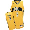 Indiana Pacers #3 Joe Young Swingman Gold Alternate NBA Jersey