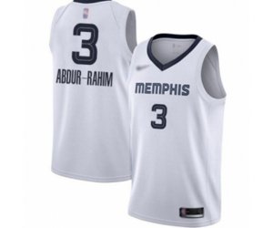 Memphis Grizzlies #3 Shareef Abdur-Rahim Authentic White Finished Basketball Jersey - Association Edition