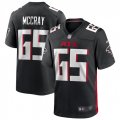 Atlanta Falcons #65 Justin McCray Nike Black Game Player Jersey