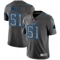 Carolina Panthers #51 Sam Mills Gray Static Vapor Untouchable Limited NFL Jersey