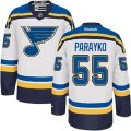 St. Louis Blues #55 Colton Parayko Authentic White Away NHL Jersey