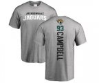 Jacksonville Jaguars #93 Calais Campbell Ash Backer T-Shirt