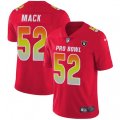Oakland Raiders #52 Khalil Mack Limited Red 2018 Pro Bowl NFL Jersey