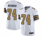 New Orleans Saints #74 Jermon Bushrod Limited White Rush Vapor Untouchable Football Jersey