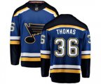 St. Louis Blues #36 Robert Thomas Fanatics Branded Royal Blue Home Breakaway NHL Jersey