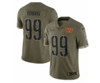 Washington Commanders #99 Chase Young 2022 Olive Salute To Service Limited Stitched Jersey (1)