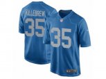 Detroit Lions #35 Miles Killebrew Game Blue Alternate NFL Jersey