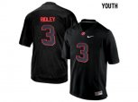 Youth Alabama Crimson Tide Calvin Ridley #3 College Football Limited Jersey - Blackout