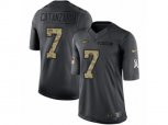New York Jets #7 Chandler Catanzaro Limited Black 2016 Salute to Service NFL Jersey