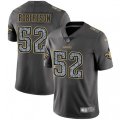 New Orleans Saints #52 Craig Robertson Gray Static Vapor Untouchable Limited NFL Jersey