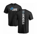 Detroit Lions #12 Danny Amendola Black Backer T-Shirt