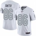 Oakland Raiders #86 Lee Smith Limited White Rush Vapor Untouchable NFL Jersey