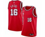 Portland Trail Blazers #16 Pau Gasol Swingman Red Hardwood Classics Basketball Jersey
