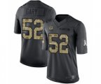 Green Bay Packers #52 Rashan Gary Limited Black 2016 Salute to Service Football Jersey