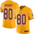 Washington Redskins #80 Jamison Crowder Limited Gold Rush Vapor Untouchable NFL Jersey