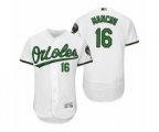 Orioles Trey Mancini White Turn Back the Clock Earth Day Throwback Jersey