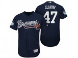Atlanta Braves #47 Tom Glavine 2017 Spring Training Flex Base Authentic Collection Stitched Baseball Jersey