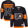 Philadelphia Flyers #14 Sean Couturier Premier Black 2017 Stadium Series NHL Jersey