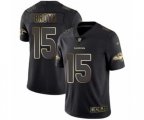 Baltimore Ravens #15 Marquise Brown Black Gold Vapor Untouchable Limited Player Football Jersey
