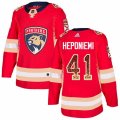 Florida Panthers #41 Aleksi Heponiemi Authentic Red Drift Fashion NHL Jersey