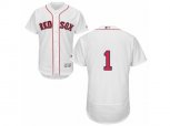 Boston Red Sox #1 Bobby Doerr White Flexbase Authentic Collection MLB Jersey