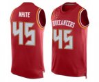 Tampa Bay Buccaneers #45 Devin White Limited Red Player Name & Number Tank Top Football Jersey