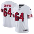 San Francisco 49ers #64 Jonathan Cooper Limited White Rush Vapor Untouchable NFL Jersey