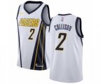 Indiana Pacers #2 Darren Collison White Swingman Jersey - Earned Edition