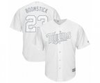 Minnesota Twins #23 Nelson Cruz Authentic Boomstick White 2019 Players Weekend Baseball Jersey