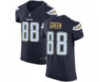 Los Angeles Chargers #88 Virgil Green Navy Blue Team Color Vapor Untouchable Elite Player Football Jersey