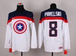 NHL Olympic Team USA #8 Joe Pavelski white Captain America Fashion Stitched Jerseys