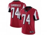 Atlanta Falcons #74 Ty Sambrailo Red Team Color Vapor Untouchable Limited Player NFL Jersey