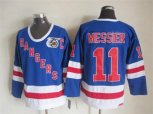 New York Rangers #11 Mark Messier blue jerseys[m&n 75th]