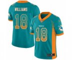 Miami Dolphins #18 Preston Williams Limited Green Rush Drift Fashion Football Jersey