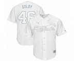 St. Louis Cardinals #46 Paul Goldschmidt Goldy Authentic White 2019 Players Weekend Baseball Jersey